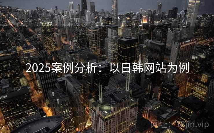 2025案例分析：以日韩网站为例